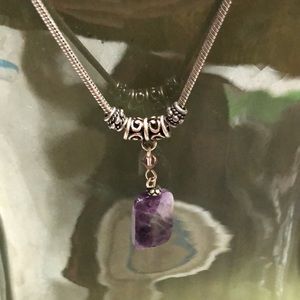 Vintage Avon amethyst necklace